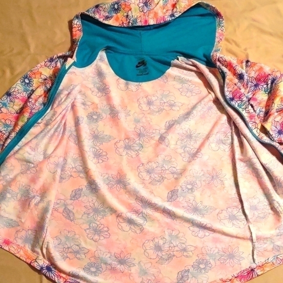 Nike SB Floral Jacket Girls Size Large - Picture 6 of 10
